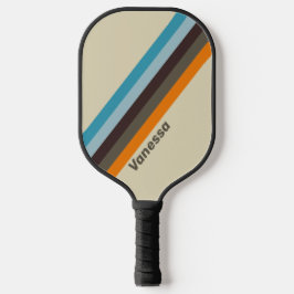 Foxglove Roste Streifen mit Namen Pickleball Schläger