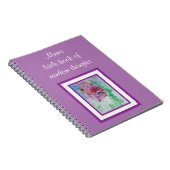 Foxglove und Bee jotter Notizblock (Rechte Seite)