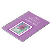Foxglove und Bee jotter Notizblock (Linke Seite)