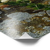 Foxglove und Stone Fotodruck (Ecke)