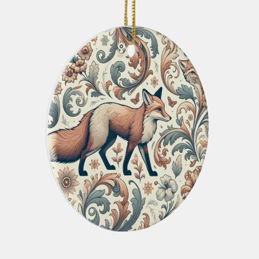 Foxglove Whispers: Viktorianische Eleganz in der N Keramik Ornament (Rechts)