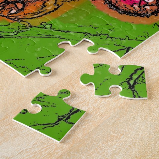 FOXGLOVE WILDBLUME PUZZLE (Seite)