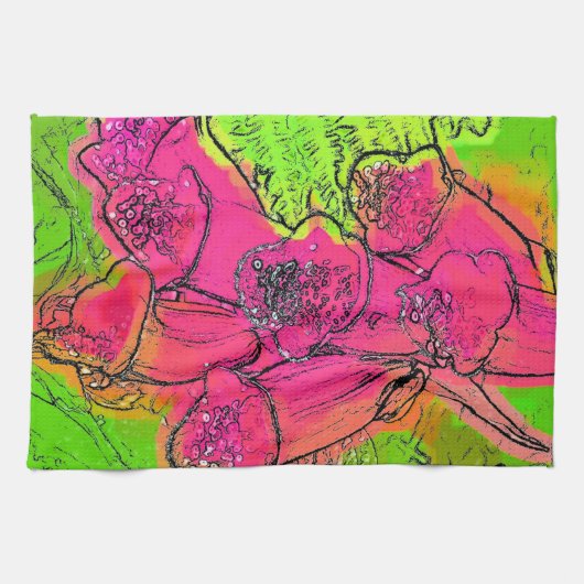 FOXGLOVES HANDTUCH (Horizontal)