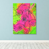 FOXGLOVES LEINWANDDRUCK (Insitu (Holzboden))