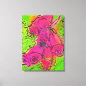 FOXGLOVES LEINWANDDRUCK (Vorderseite)