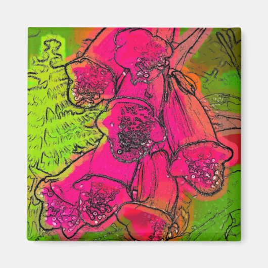 FOXGLOVES MAGNET (Vorne)