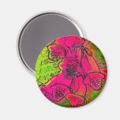 FOXGLOVES MAGNET (Vorderseite/Rückseite)