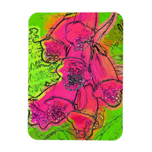 FOXGLOVES MAGNET