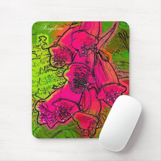 FOXGLOVES MOUSEPAD (Mit Mouse)