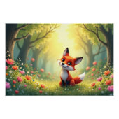 Foxglow - ein Freund des Whimsikwaldes Poster (Vorderseite)