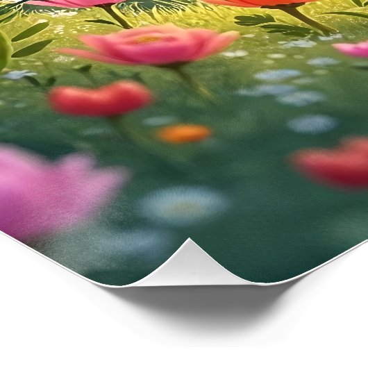 Foxglow - ein Freund des Whimsikwaldes Poster (Ecke)