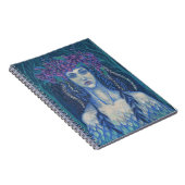 Foxhandschuhe dryad schöne Mädchen surreal Fantasy Notizblock (Rechte Seite)