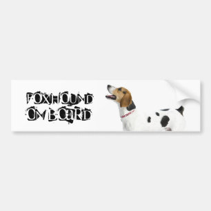 Foxhound an Bord Autoaufkleber
