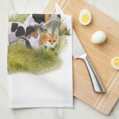 Foxhound Geschirrtuch (Viertel Falte)