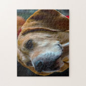 Foxhound Hund. Puzzle (Vertikal)