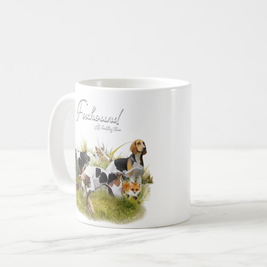 Foxhound Kaffeetasse (Vorderseite Links)