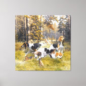 Foxhound Leinwanddruck (Vorderseite)