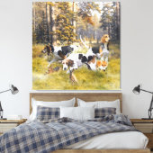 Foxhound Leinwanddruck (Insitu (Schlafzimmer))