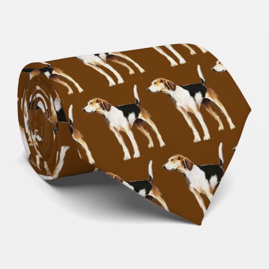 Foxhound Necktie Krawatte (Gerollt)