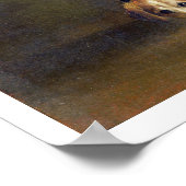 Foxhound on the Scent, c.1760 (Öl auf Papier geleg Poster (Ecke)