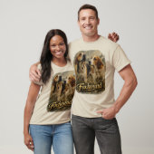 Foxhound-Porträt – Edler Jagdhund T-Shirt (Unisex)