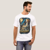 Foxhound-Porträt – Edler Jagdhund T-Shirt (Vorne ganz)