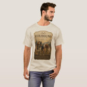 Foxhound-Porträt – Edler Jagdhund T-Shirt (Vorne ganz)