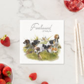 Foxhound Serviette (Beispiel)