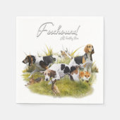 Foxhound Serviette (Vorderseite)