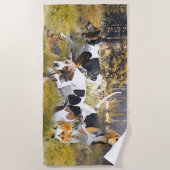 Foxhound Strandtuch (Vorderseite)