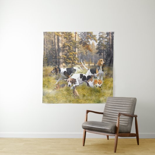 Foxhound Wandteppich (Beispiel)