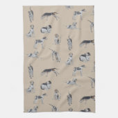 Foxhounds Geschirrtuch (Vertikal)