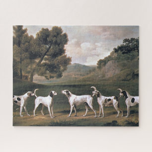 Foxhounds in einer englischen Landschaft (George S Puzzle