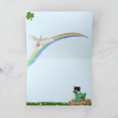 Foxi Moxi Cat's St. Patrick's Day Karte (Innenseite)