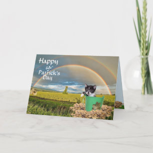 Foxi Moxi Cat's St. Patrick's Day Karte