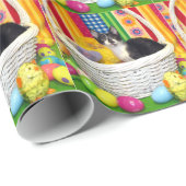 Foxi Moxi - Katze / Kätzchen - Wünsche für Ostern Geschenkpapier (Rolleneckpunkt)