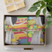 Foxi Moxi Ostern - Katze / Kitten Tissue Seidenpapier (Geschenk)