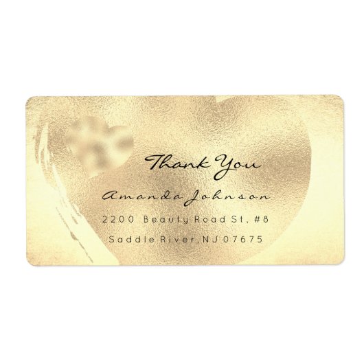 Foxier Titanium Gold Blush Herzlichen Dank (Vorne)