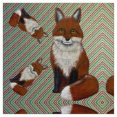 Foxkreis Stoff (Nahaufnahme)