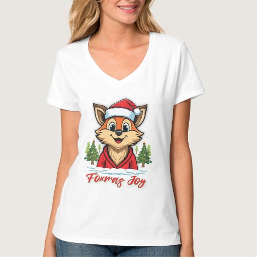 Foxmas Joy T-Shirt (Vorderseite)
