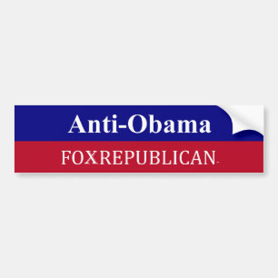 Foxrepublican Anit-Obama Autoaufkleber
