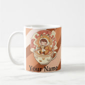 Fox's Cozy Read Morning Coffee Mug Kaffeetasse (Links)