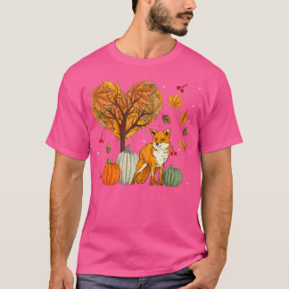Fox's Women Men Tierherbstsaison T-Shirt