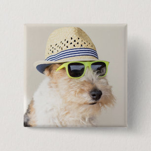 Foxterrier Button