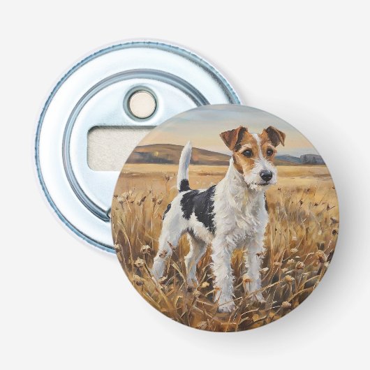 Foxterrier Flaschenöffner (Vorderseite)