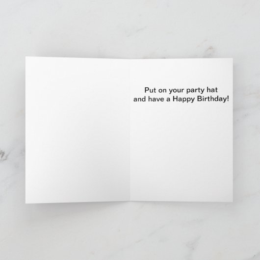 Foxterrier-Geburtstag Karte (Innenseite)