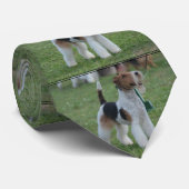 Foxterrier Krawatte (Gerollt)