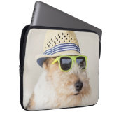 Foxterrier Laptopschutzhülle (Vorne Rechts)