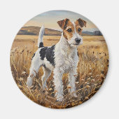Foxterrier Magnet (Vorne)