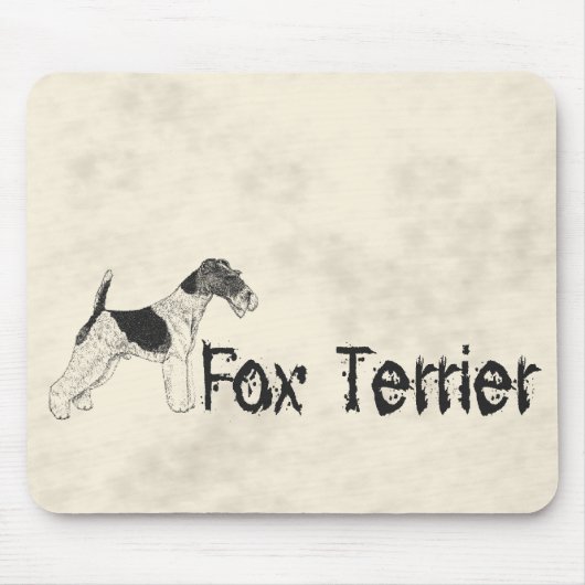 Foxterrier Mousepad (Vorne)